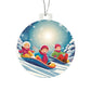 Kids Sledding Christmas Ornament - Snow Day Fun Decoration-[Heartfelt Family Gift]