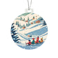 Kids Sledding Christmas Ornament - Handmade Winter Adventure Decor or Gift-[Heartfelt Family Gift]
