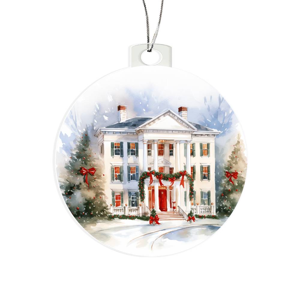 Victorian Christmas House Ornament - Festive Tree Decor for the Holidays-[Heartfelt Family Gift]