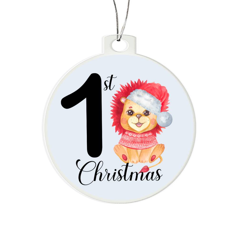 Baby's 1st Christmas Tree Ornament - Lion-[Heartfelt Family Gift]