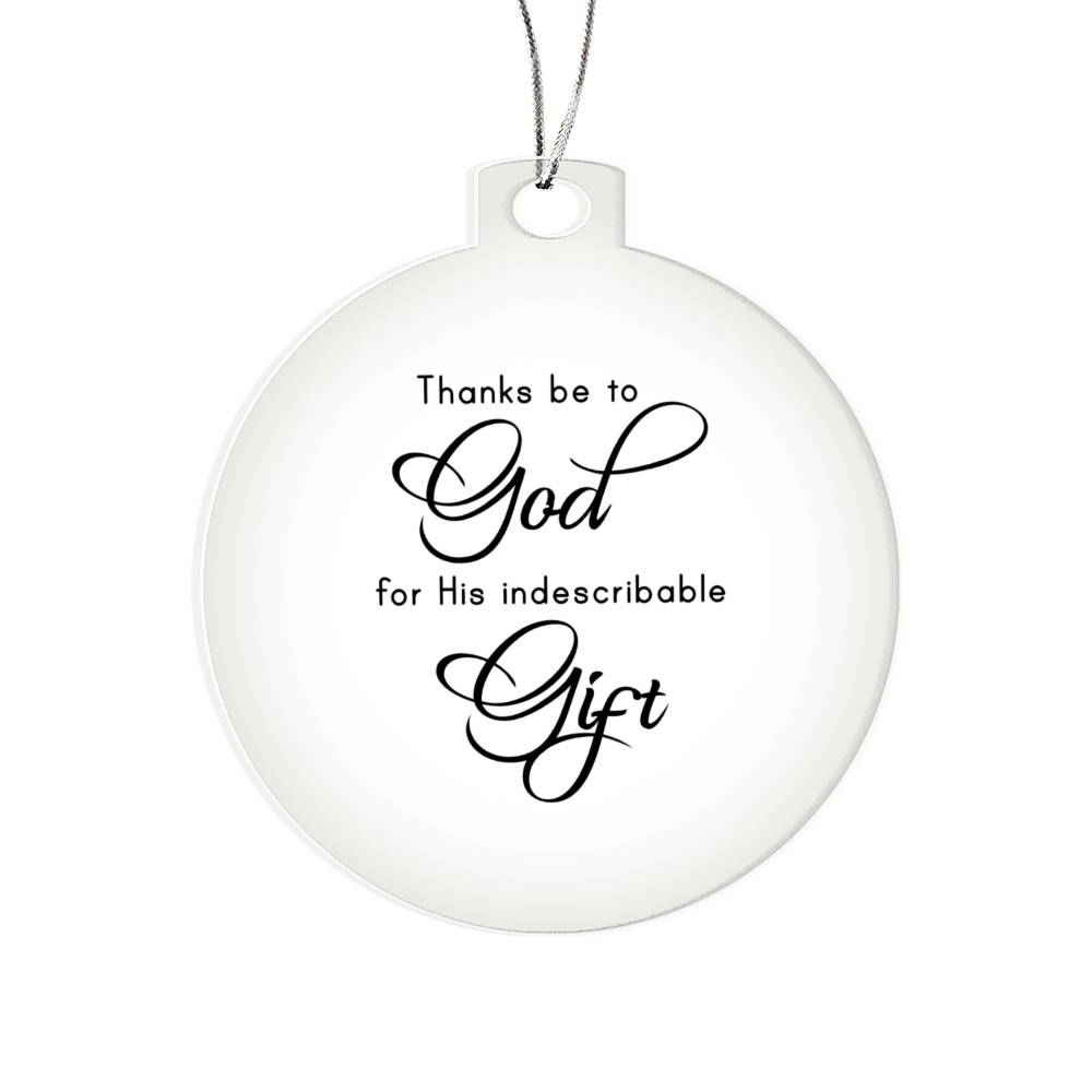 Bible Quotes Religious Christmas Ornament-[Heartfelt Family Gift]