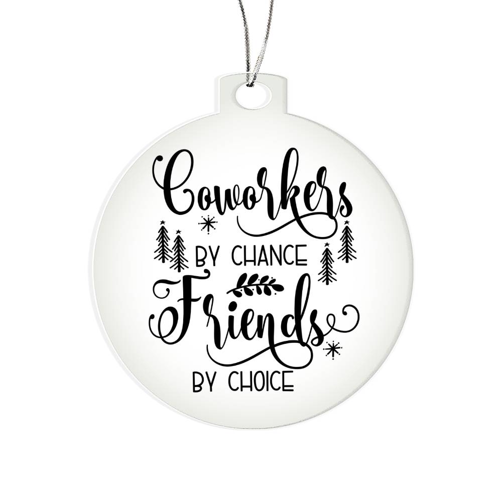 Coworkers Christmas Tree Ornament-[Heartfelt Family Gift]