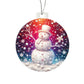 Acrylic Snowman Christmas Ornament - Festive Holiday Decoration-[Heartfelt Family Gift]