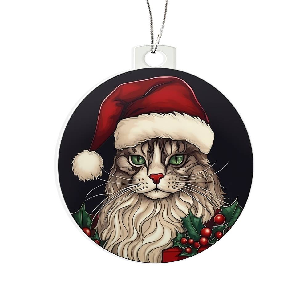 Cat Christmas Tree Ornament-[Heartfelt Family Gift]
