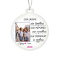 Personalized Friend Bestie Christmas Ornament-[Heartfelt Family Gift]