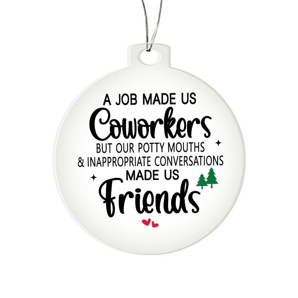 Coworkers Christmas Tree Ornament-[Heartfelt Family Gift]
