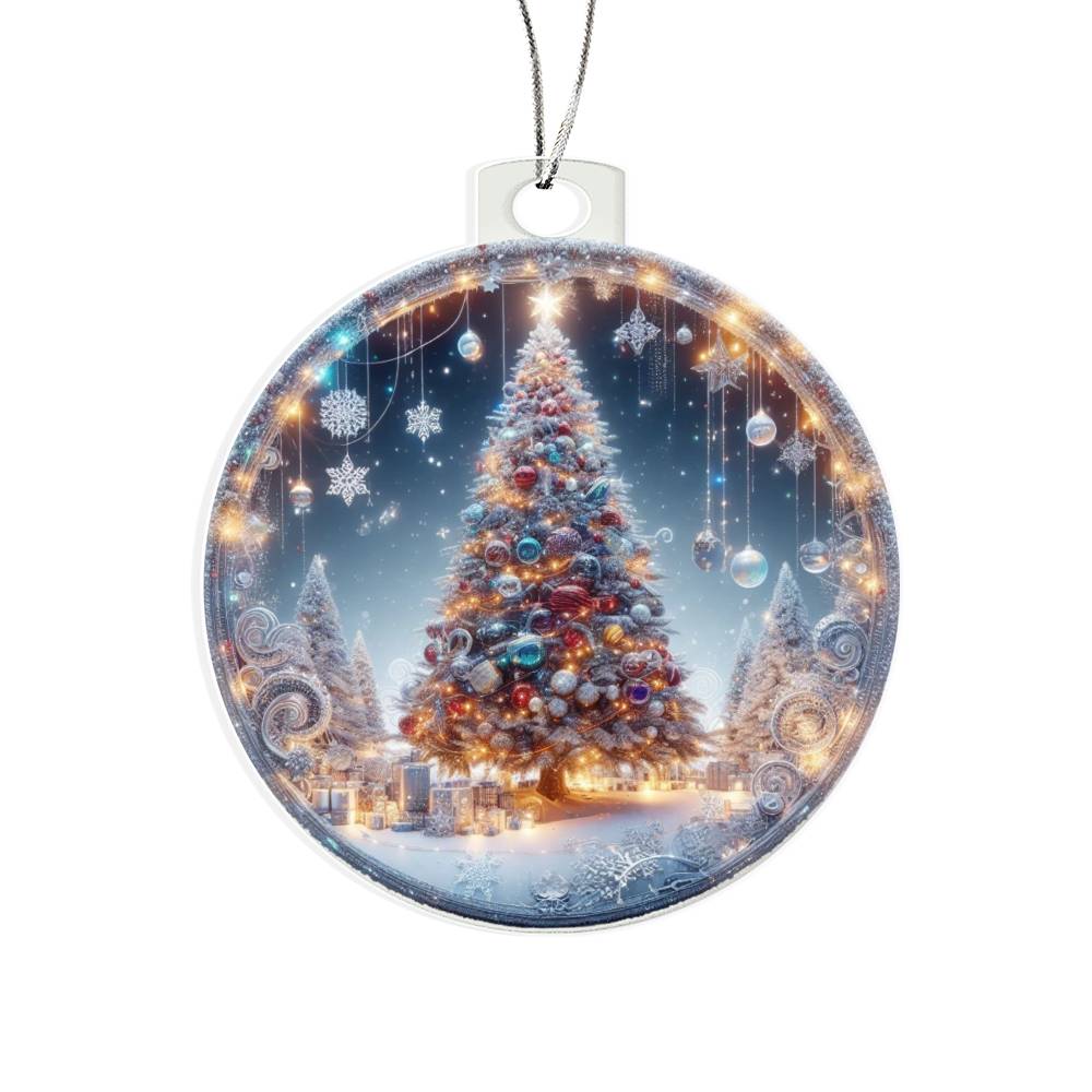 Festive Winter Wonderland Christmas Tree Ornament - Holiday Decoration-[Heartfelt Family Gift]