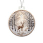 Snowy Deer Christmas Ornament - Festive Holiday Decoration-[Heartfelt Family Gift]