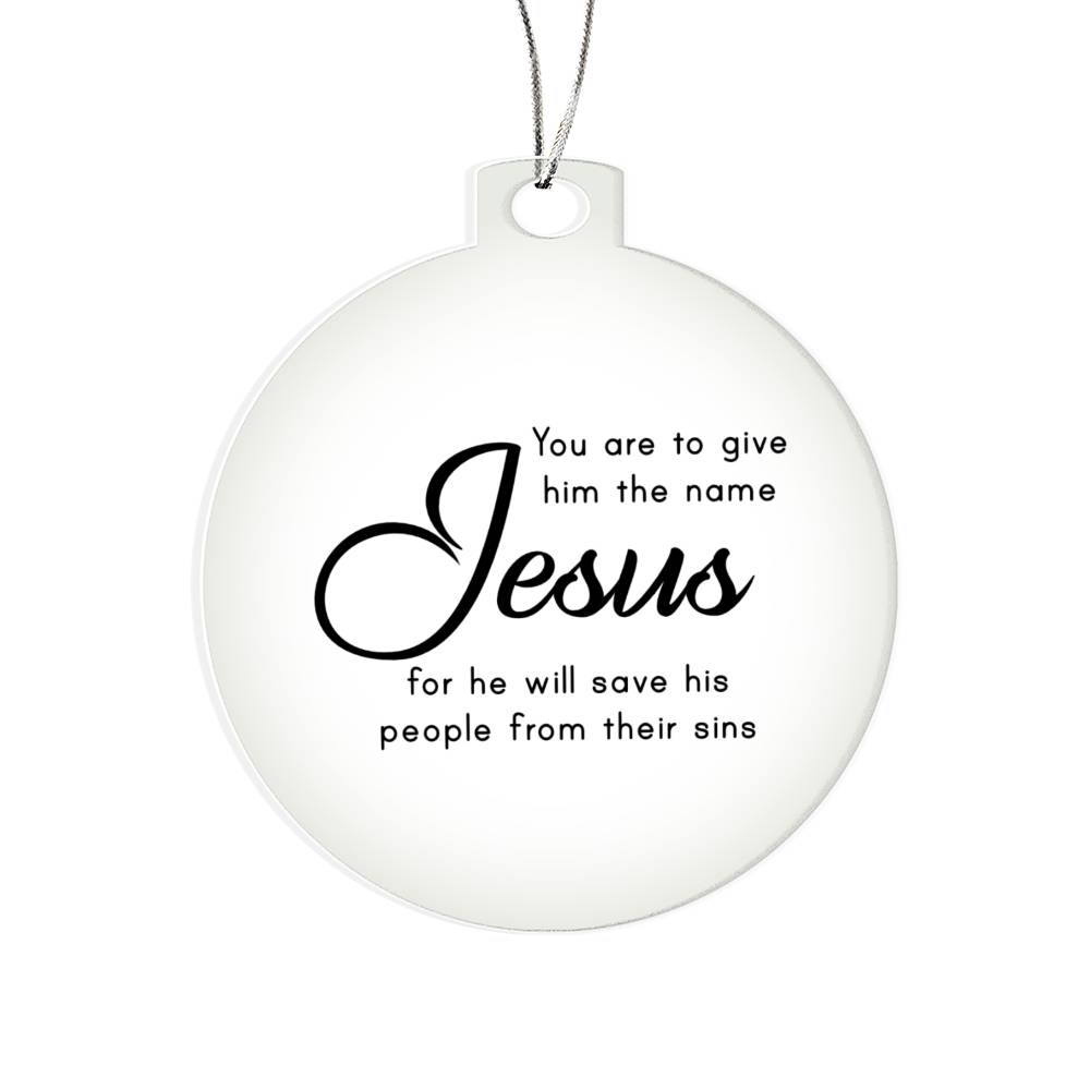 Bible Quotes Religious Christmas Ornament-[Heartfelt Family Gift]