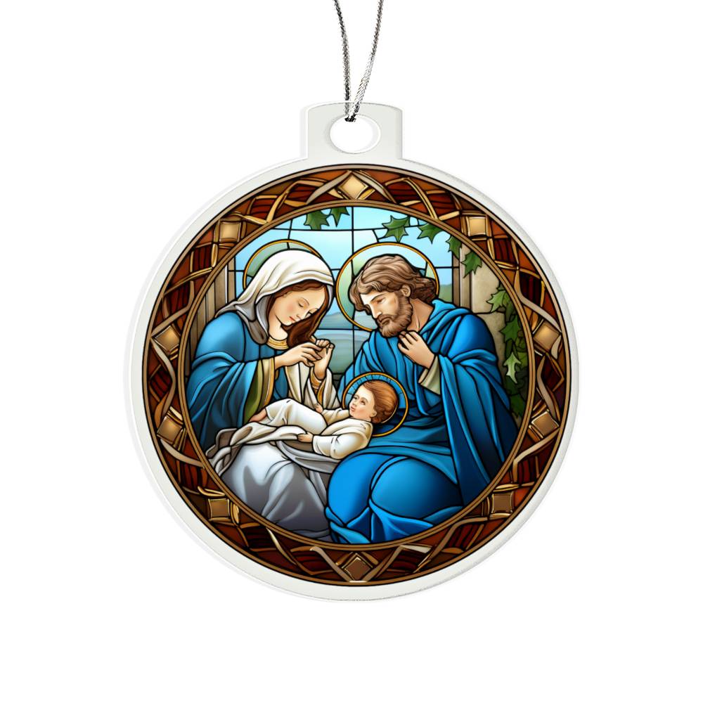 Nativity Christmas Tree Ornament-[Heartfelt Family Gift]