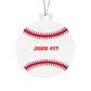 Personalized Baseball Player Christmas Tree Ornament-[Heartfelt Family Gift]