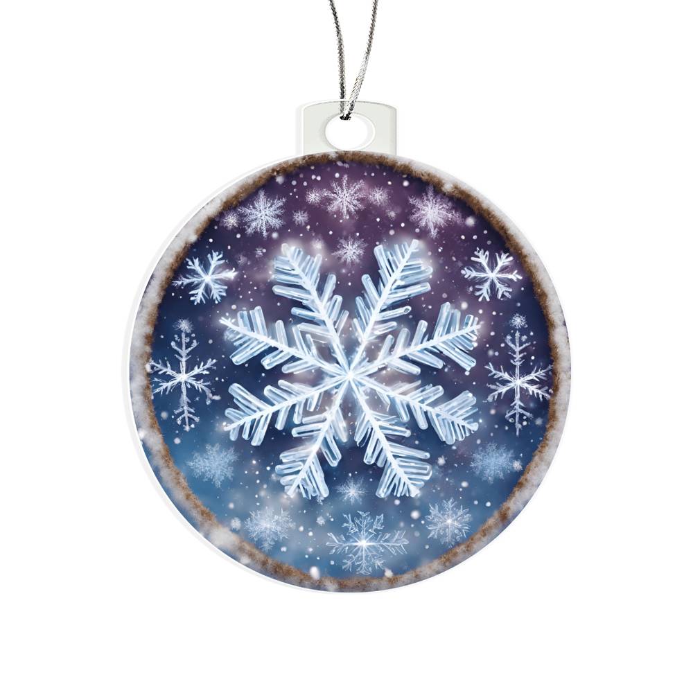 Stunning Snowflake Ornament - Perfect for Decorate Snow Days and the Holidays-[Heartfelt Family Gift]