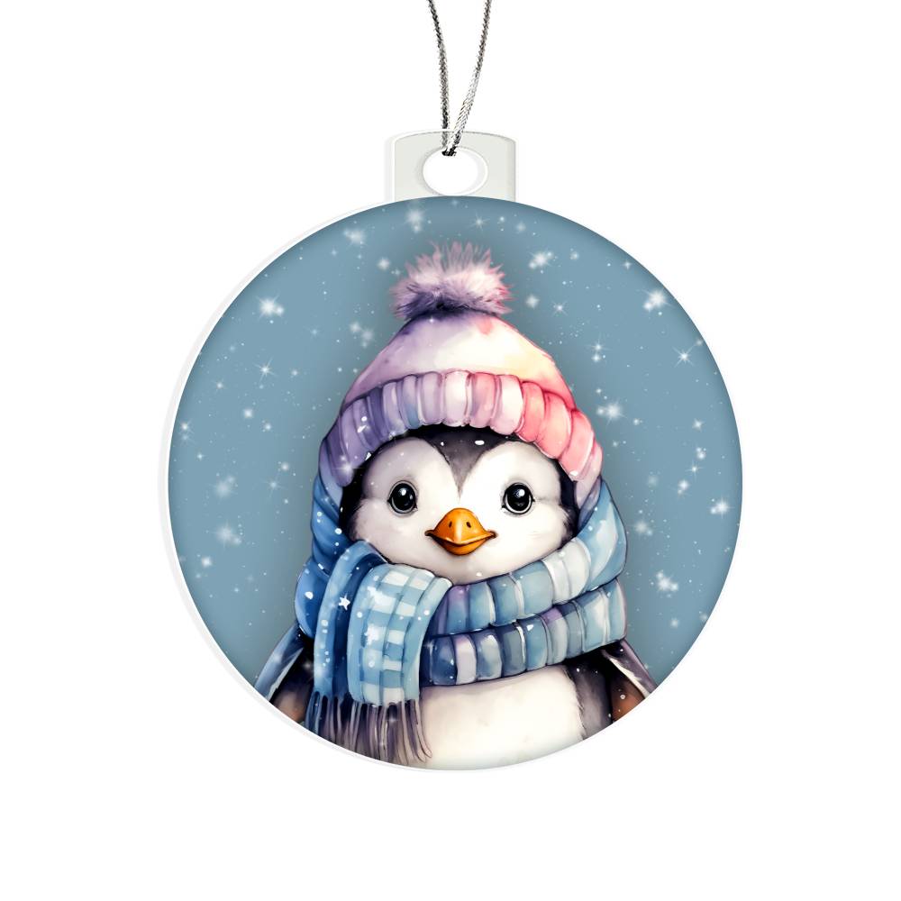 Winter Penguin Christmas Ornament Festive Tree Decoration - Adorable Holiday Dcor for Your Home-[Heartfelt Family Gift]