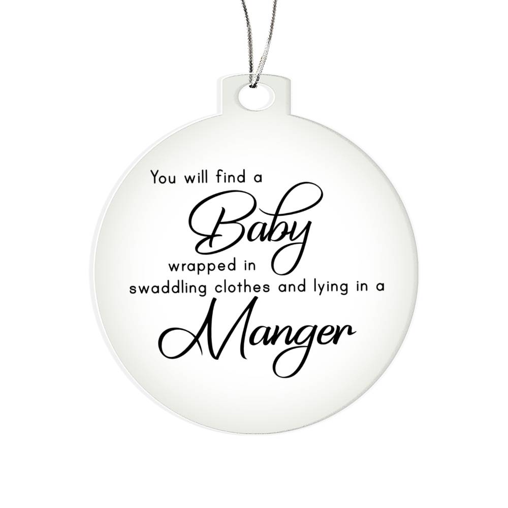 Bible Quotes Religious Christmas Ornament-[Heartfelt Family Gift]