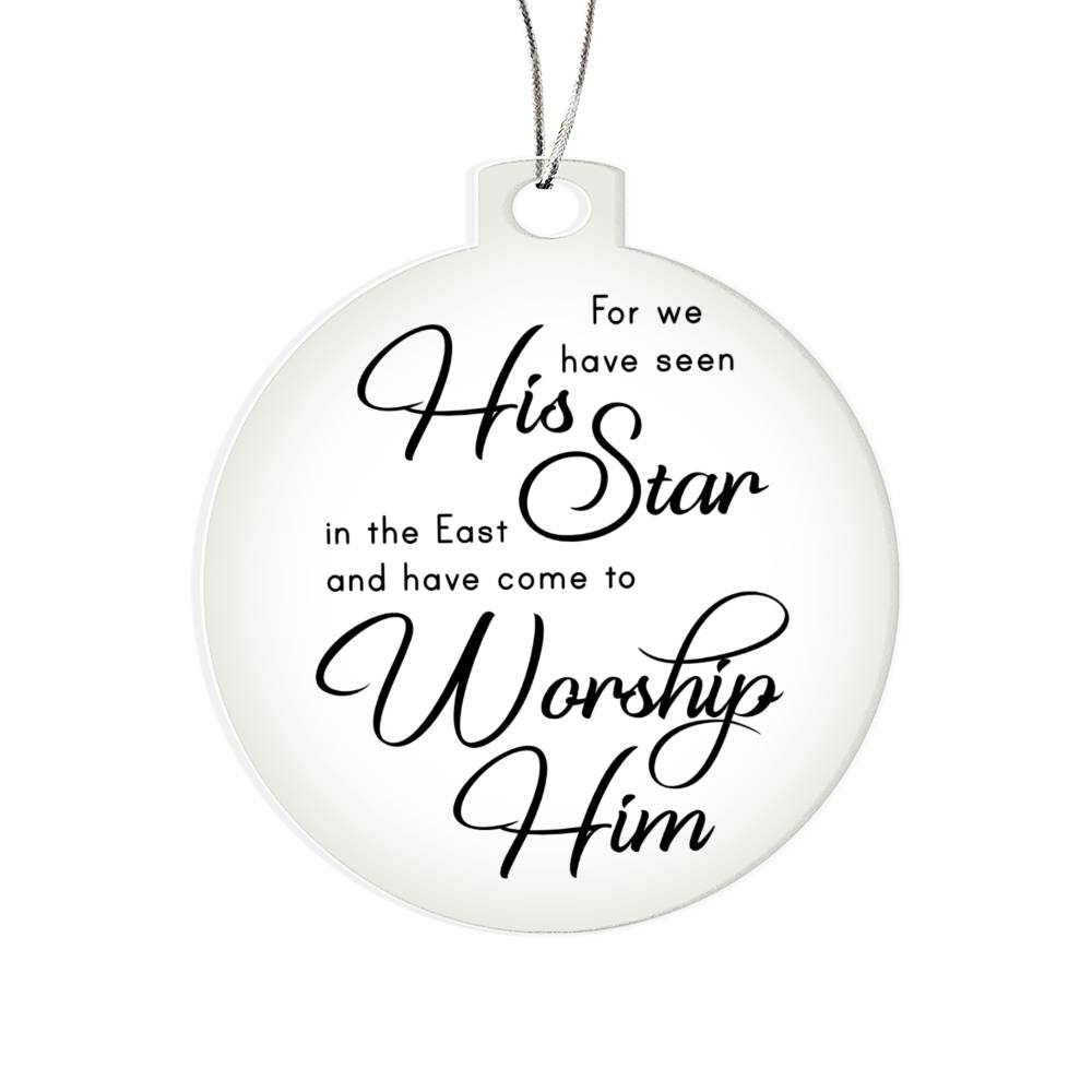 Bible Quotes Religious Christmas Ornament-[Heartfelt Family Gift]