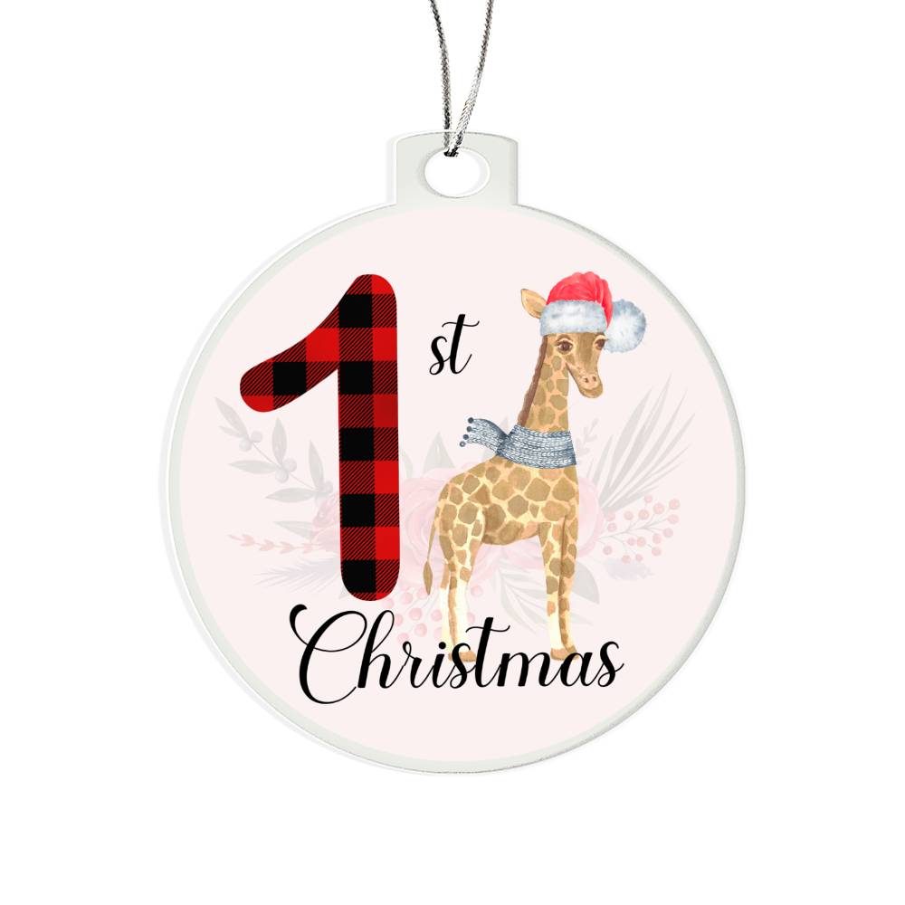 Baby's 1st Christmas Tree Ornament - Giraffe-[Heartfelt Family Gift]