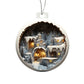 3D Winter Scene Effect Acrylic Ornament - Perfect Holiday Decoration-[Heartfelt Family Gift]