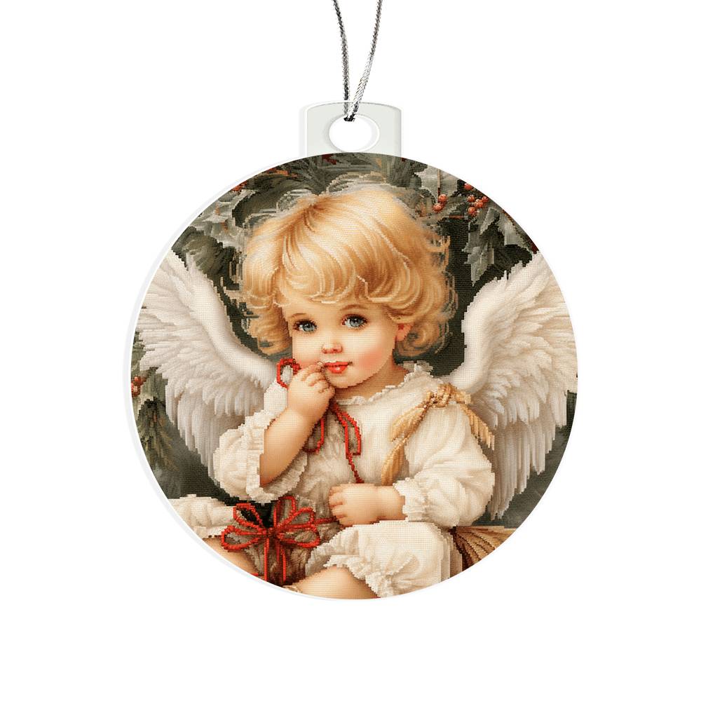 Handcrafted Angel Christmas Ornament - Stunning Holiday Decor-[Heartfelt Family Gift]
