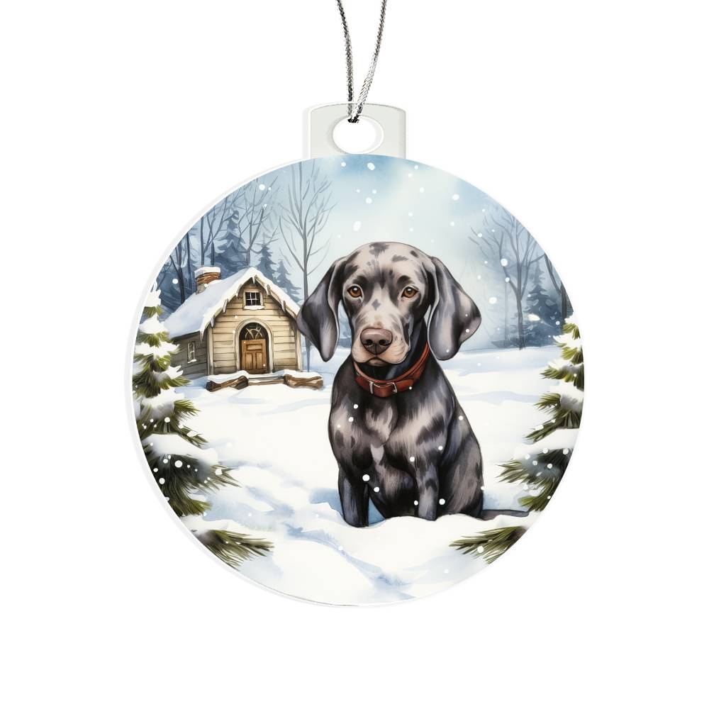 Dog Breakaway 3D Effect Acrylic Ornament-[Heartfelt Family Gift]