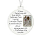 Personalized Dog Photo and Name Acrylic Christmas Ornament-[Heartfelt Family Gift]