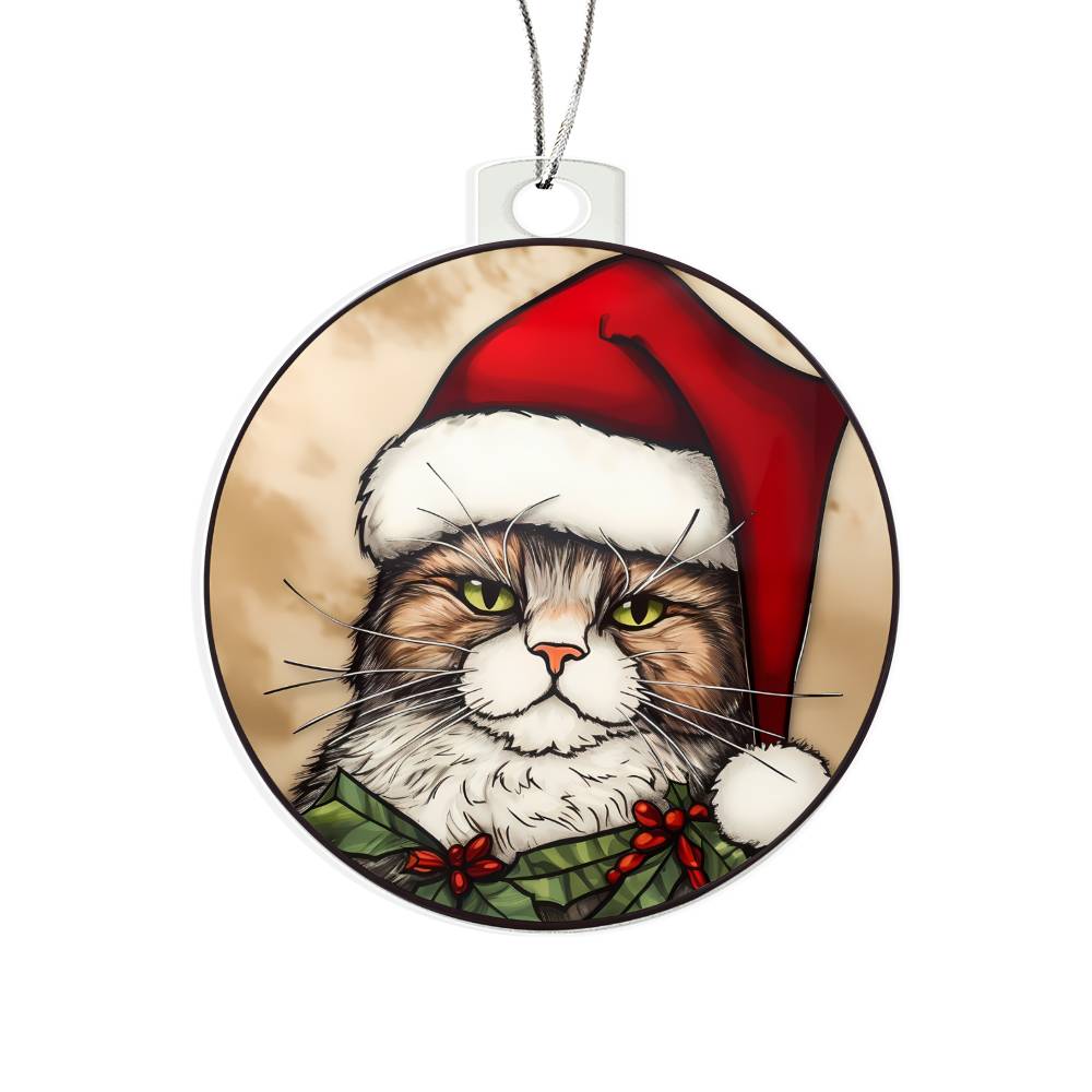 Cat Christmas Tree Ornament-[Heartfelt Family Gift]