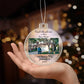 Personalized First Christmas in Our New Home Round Acrylic Ornament-[Heartfelt Family Gift]