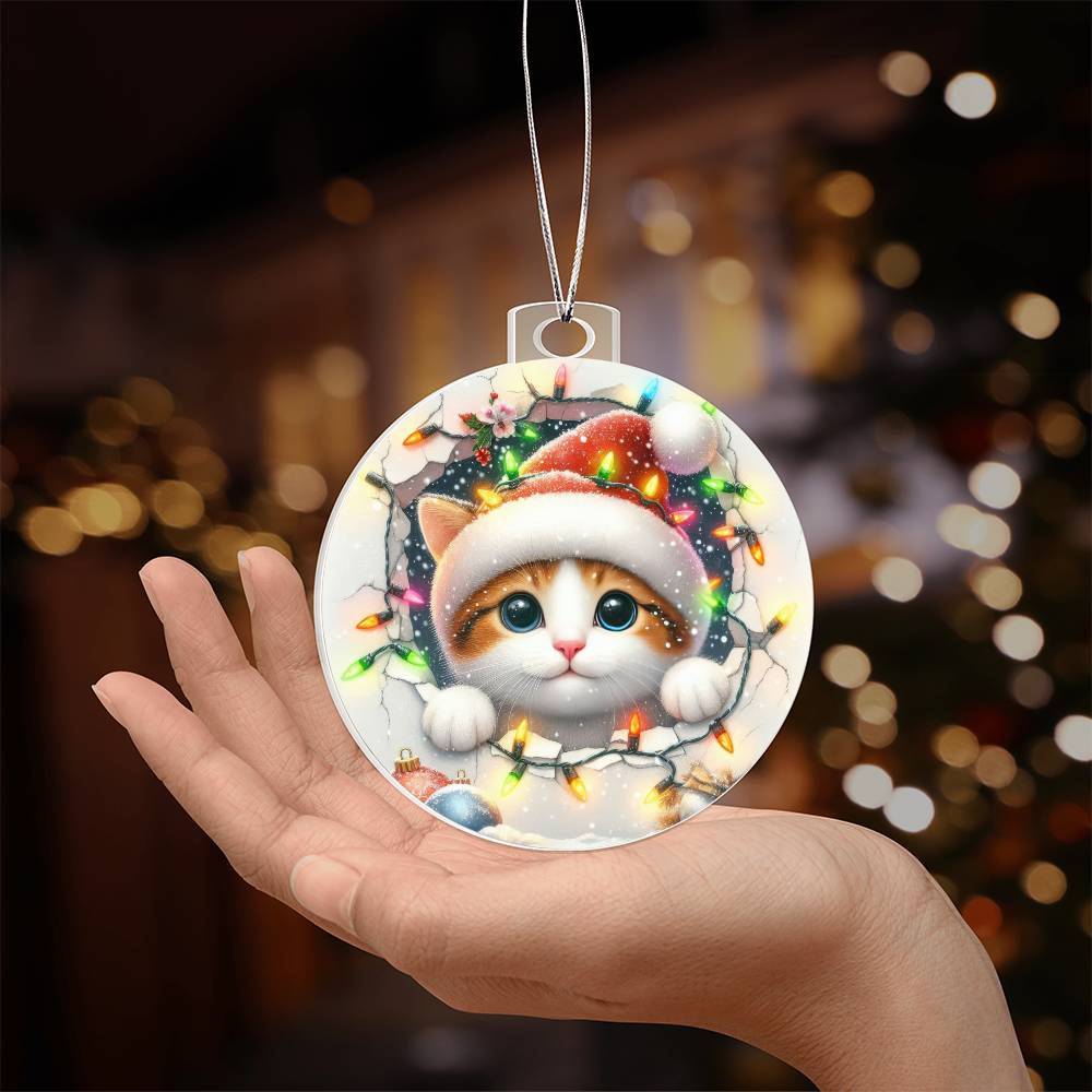 cat ornament-[Heartfelt Family Gift]