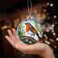 Bird Acrylic Christmas Ornament-[Heartfelt Family Gift]