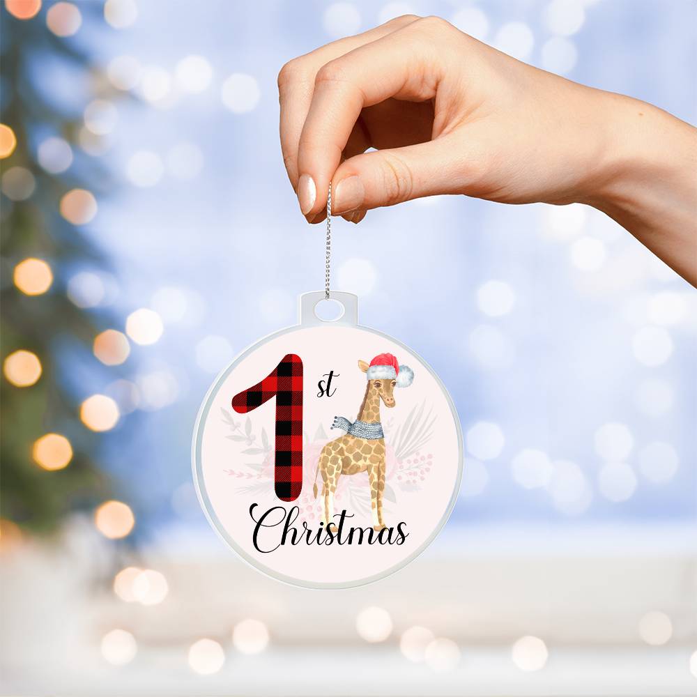 Baby's 1st Christmas Tree Ornament - Giraffe-[Heartfelt Family Gift]