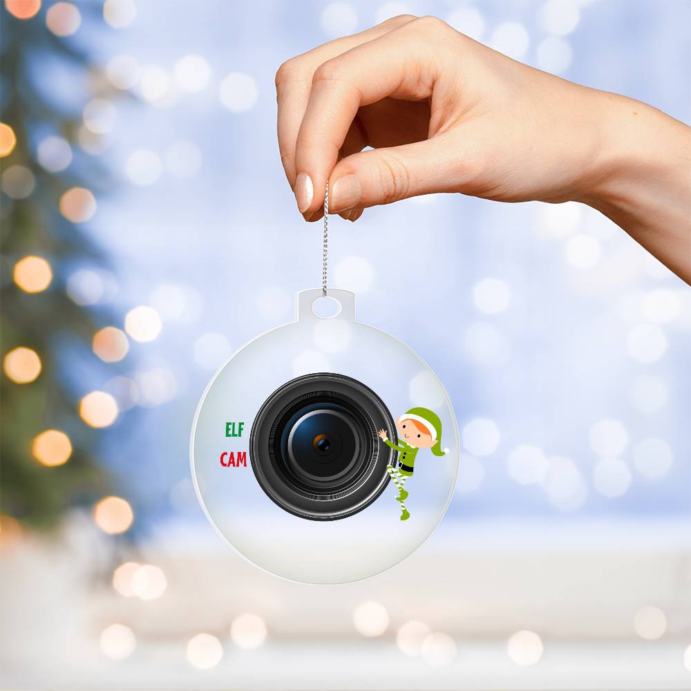 Elf Cam Christmas Ornament-[Heartfelt Family Gift]