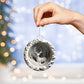 White Deer 3d Effect Acrylic Ornament-[Heartfelt Family Gift]