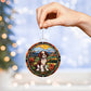 Beagle Christmas Ornament - Adorable Acrylic Holiday Decor for Dog Lovers-[Heartfelt Family Gift]