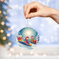 Kids Sledding Christmas Ornament - Snow Day Fun Decoration-[Heartfelt Family Gift]