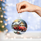 Red Truck Acrylic Christmas Ornament-[Heartfelt Family Gift]