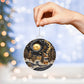 Village Quilling Effect Acrylic Ornament-[Heartfelt Family Gift]
