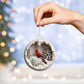 Cardinal 3d Effect Acrylic Ornament-[Heartfelt Family Gift]