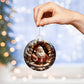 Santa Acrylic Ornament-[Heartfelt Family Gift]