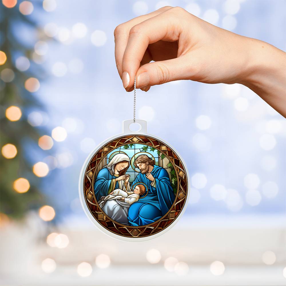 Nativity Christmas Tree Ornament-[Heartfelt Family Gift]