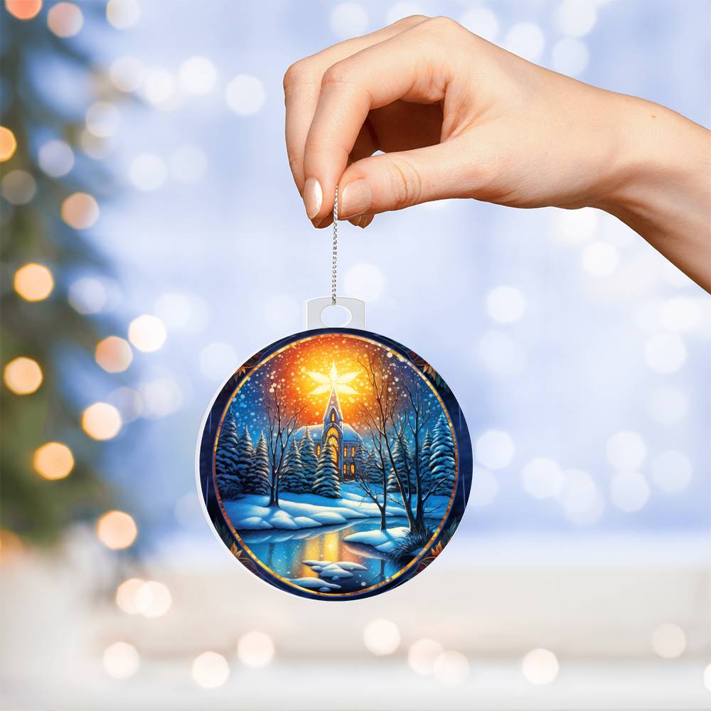 Deer Snow Christmas Ornament - Festive Holiday Tree Decoration-[Heartfelt Family Gift]