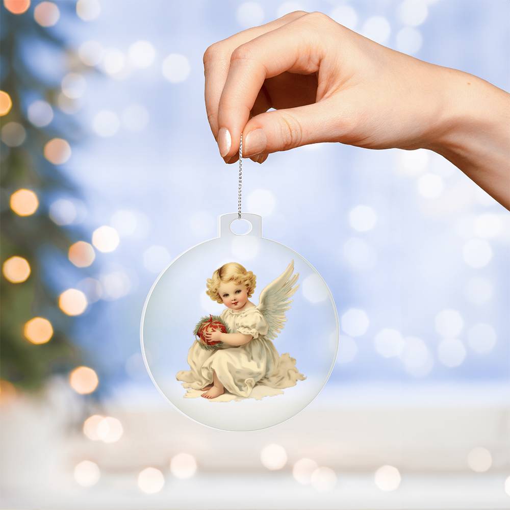 Angel Christmas Tree Ornament - Elegant Holiday Decoration-[Heartfelt Family Gift]