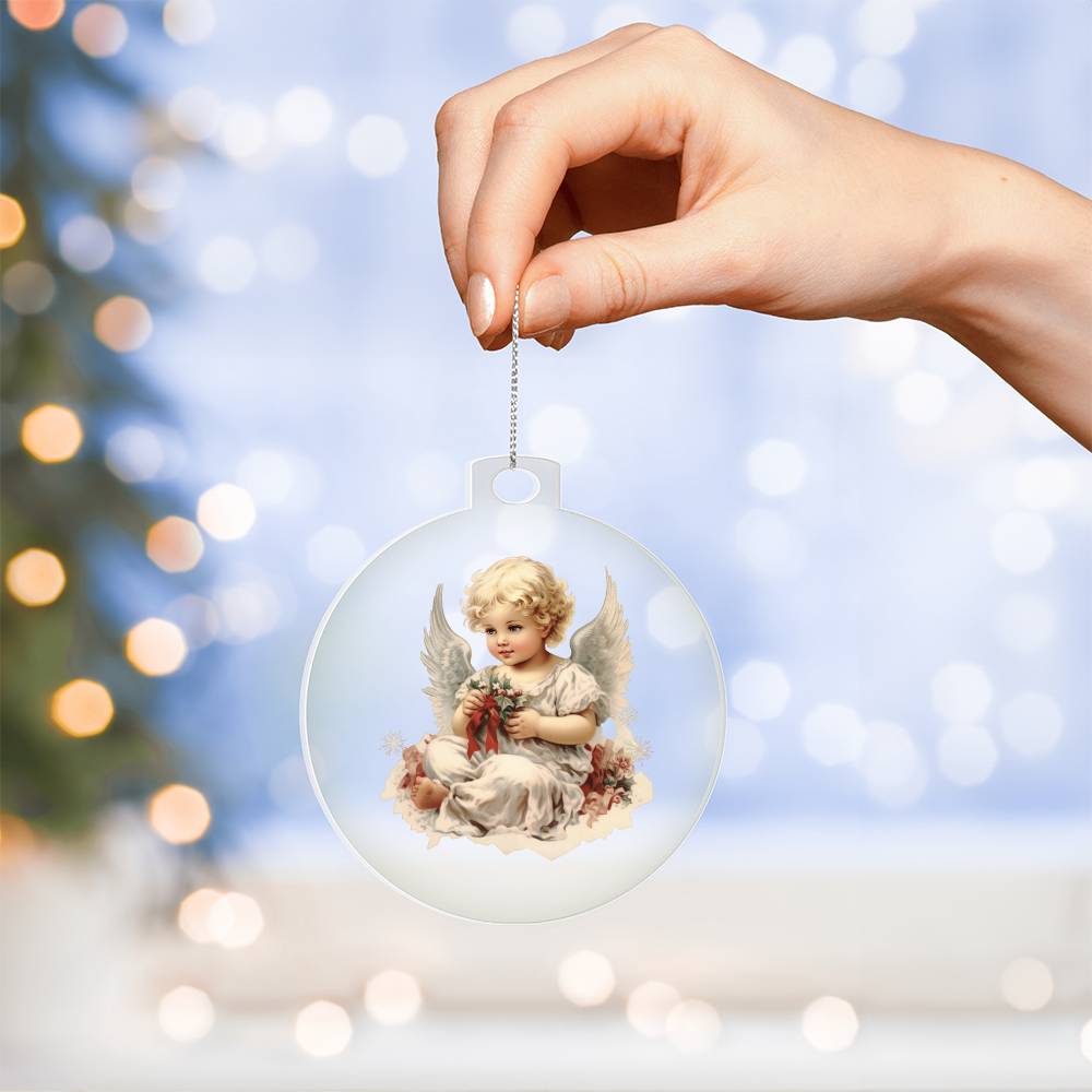 Christmas Angel Ornament - Handcrafted Holiday Decoration-[Heartfelt Family Gift]