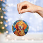 Labrador Dog Christmas Ornament - Adorable Acrylic Decoration for Your Tree-[Heartfelt Family Gift]
