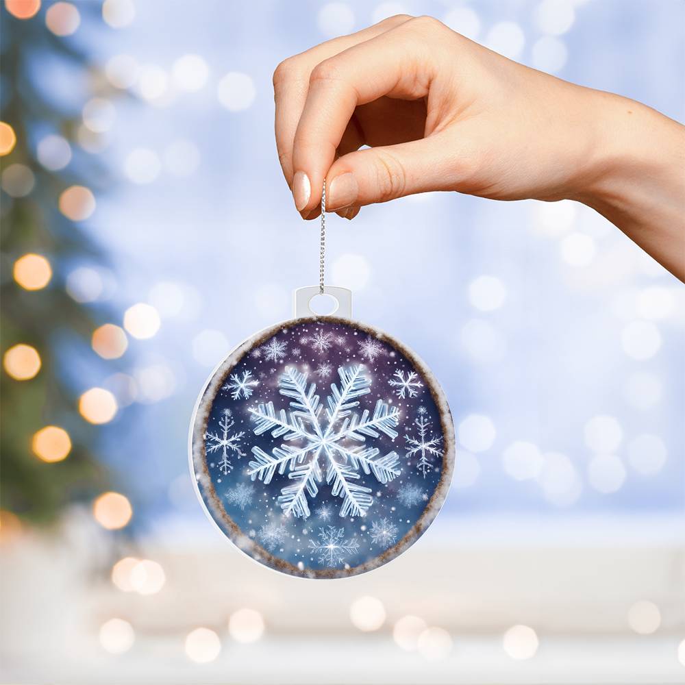Stunning Snowflake Ornament - Perfect for Decorate Snow Days and the Holidays-[Heartfelt Family Gift]