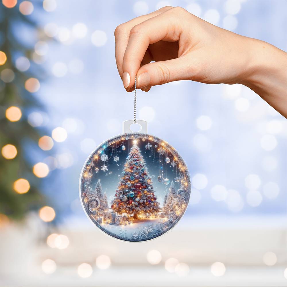 Festive Winter Wonderland Christmas Tree Ornament - Holiday Decoration-[Heartfelt Family Gift]