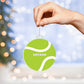 Personalized Tennis Player Christmas Tree Ornament-[Heartfelt Family Gift]