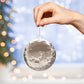 3D Winter Deer Acrylic Ornament - Handcrafted Holiday Decor-[Heartfelt Family Gift]