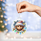 Monkey Breakaway 3d Effect Acrylic Ornament-[Heartfelt Family Gift]