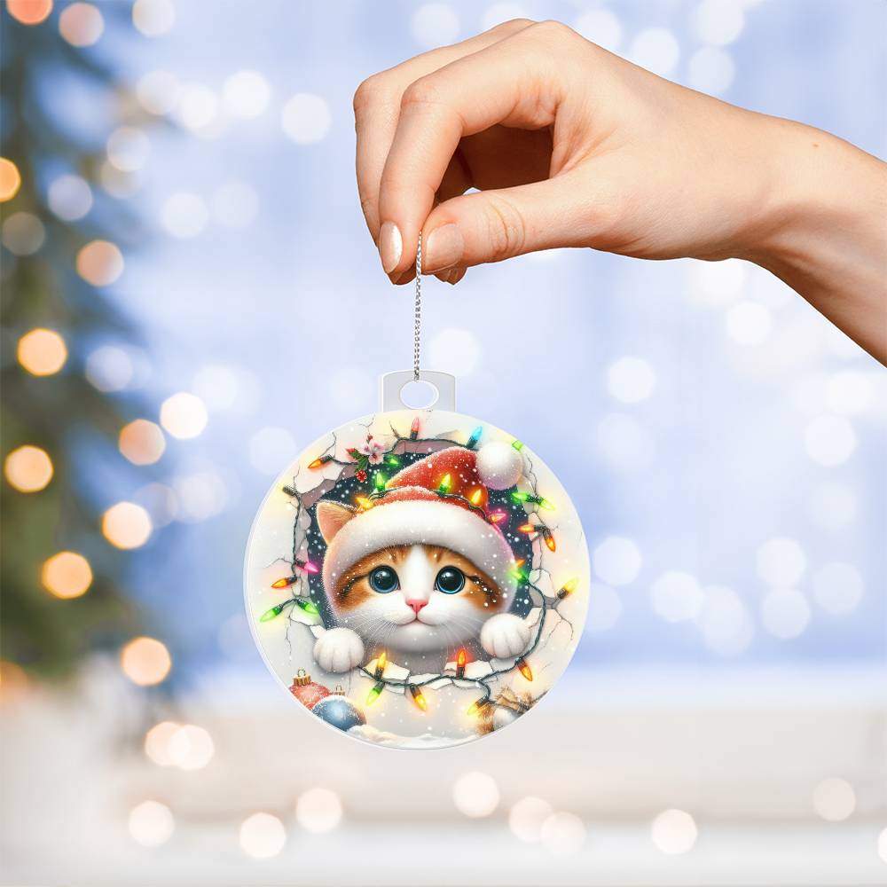 cat ornament-[Heartfelt Family Gift]