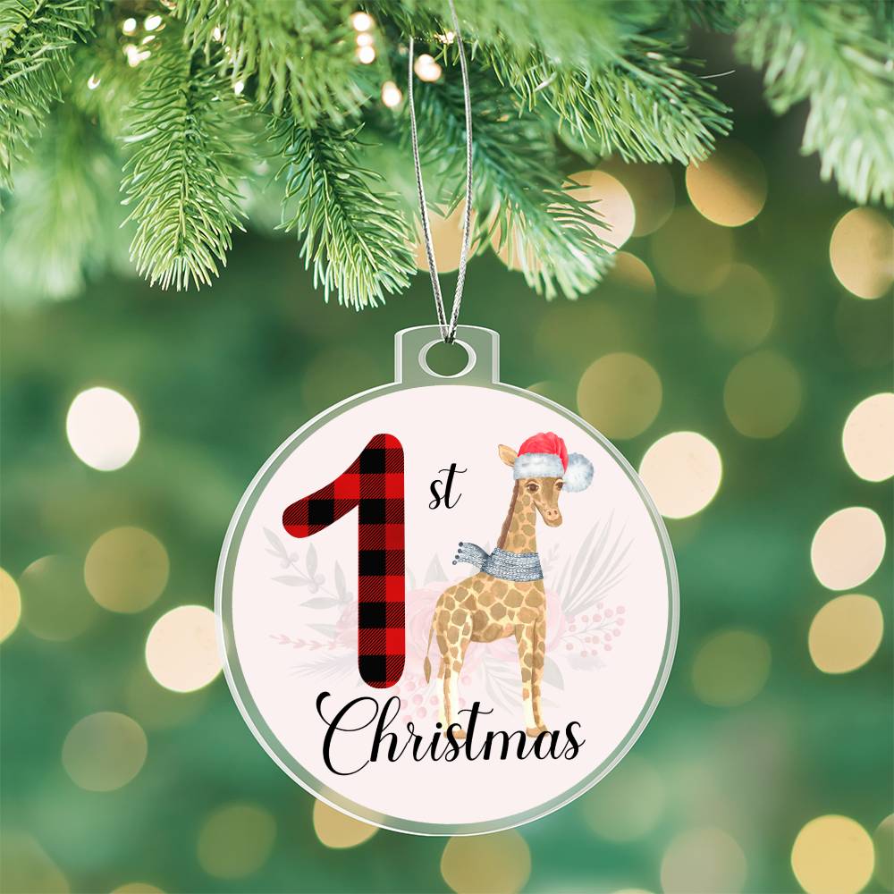Baby's 1st Christmas Tree Ornament - Giraffe-[Heartfelt Family Gift]