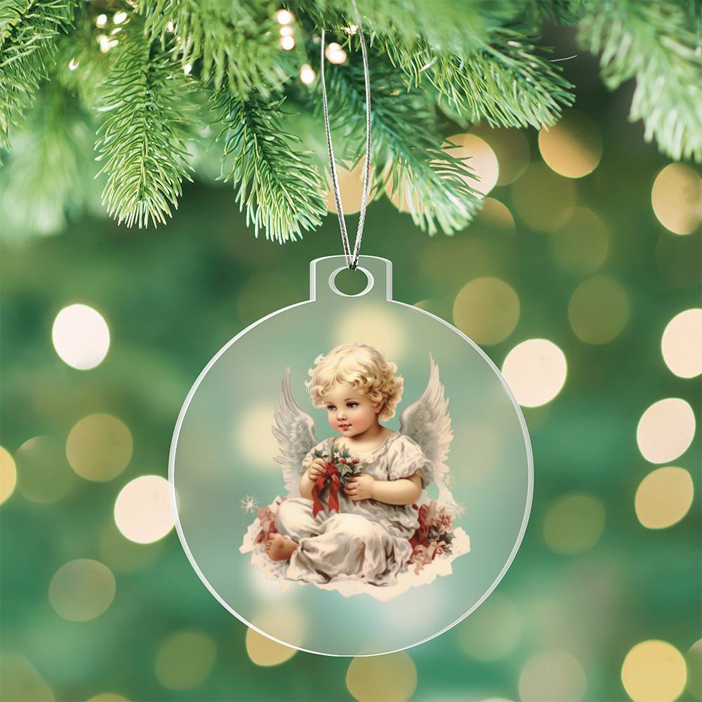 Christmas Angel Ornament - Handcrafted Holiday Decoration-[Heartfelt Family Gift]